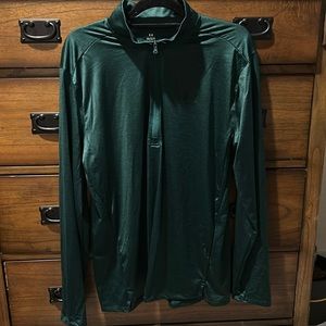 Men’s Under Armour Green Zip Pullover